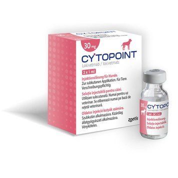 Цитопоінт 30 мг, (Cytopoint 30 mg) препарат для лікування атопічних і алергічних дерматитів 1фл 00051 фото