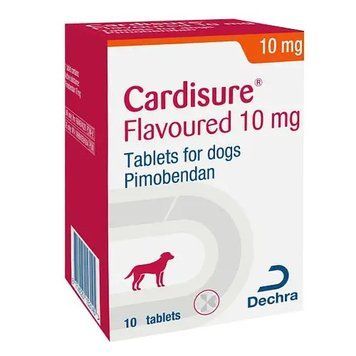 Кардішур 10 мг, (Cardisure 2,5 mg) 10 таблеток для лікування серцевої недостатності у собак 00011 фото