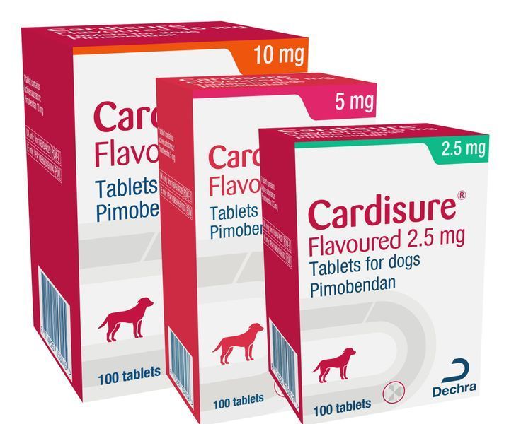 Кардішур 10 мг, (Cardisure 2,5 mg) 10 таблеток для лікування серцевої недостатності у собак 00011 фото